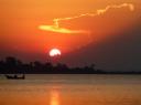 Tja, de sunset is nog steeds spectaculair op Ssese