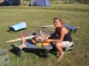 Ontbijtje op de camping