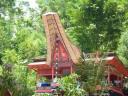 Typisch gebouw voor Tana Toraja
