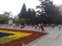 People playing Badminton at Government Square, Kunming (China)