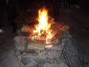 Goed vuurtje met uiteraard marshmallows :)