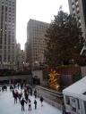 Kerstboom en schaatsbaan bij Rockefeller Center