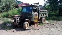 Lokale vrachtwagen