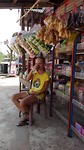 Suikers opdoen, 34 graden vandaag. Lokale shop