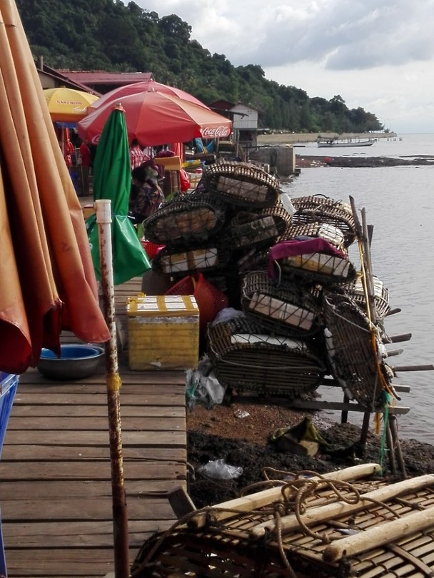 Kep, krab markt