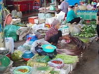Verse groenten ,Kampot markt