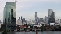 Bangkok skyline vanaf ICONSIAM