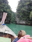 De ingang naar de lagoon, Hong island