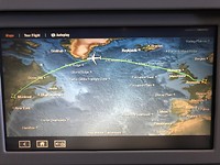 Vlucht Brussel - Montréal