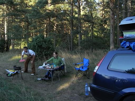 camping in to the wild