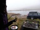 Bbq op surrealistische slaapspot
