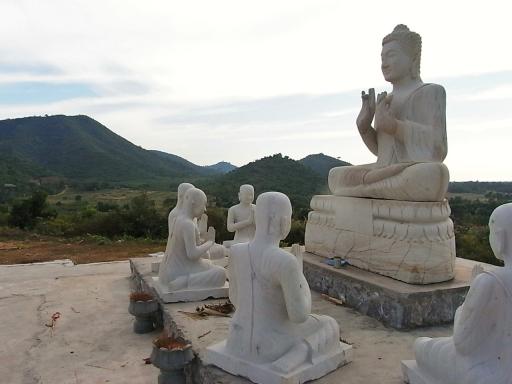 Pagode onder constructie.