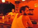 Aan de toog in Botanica.