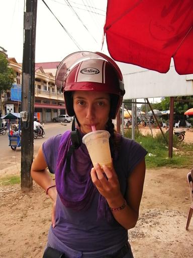 Fruitshakes na de motorrit.