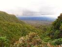 Uitzicht tijdens onze wandeling op de Taranaki.