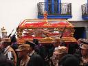 Processie in Cusco op Goede Vrijdag.