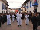 Processie in Cusco op Goede Vrijdag.