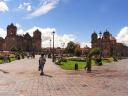 Plaza de Armas in Cusco, by day.