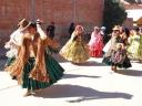 Dansende, dronken feestgangers in Valle de la Luna