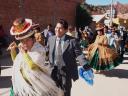 Dansende, dronken feestgangers in Valle de la Luna
