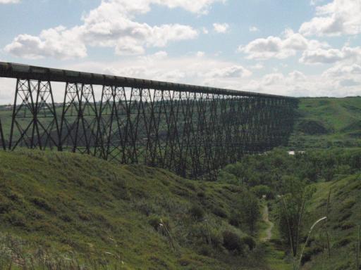 De Lethbridge brug.