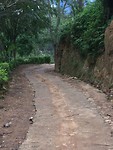 De weg naar de top van little Adam Peak