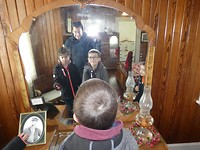 in de huisjes
