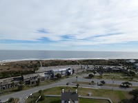 zicht van op vuurtoren