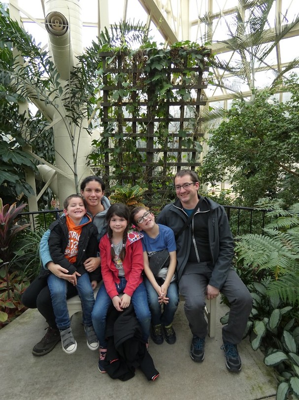in de vlindertuin