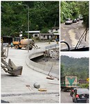 Landslides, water destroyed routes... Yet our journey continues!