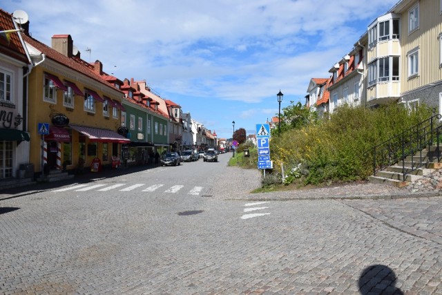 Gränna stadsgezicht Foto reis verslag fam Benner en fam Rook