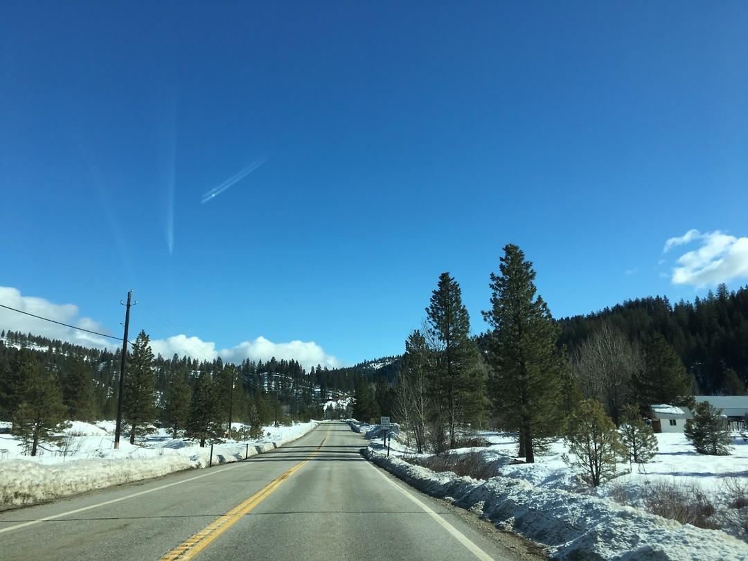 Onderweg naar Idaho City