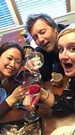 Borrelen met Ivor en Wei Ni