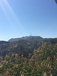Hollywood sign somewhere (smog)