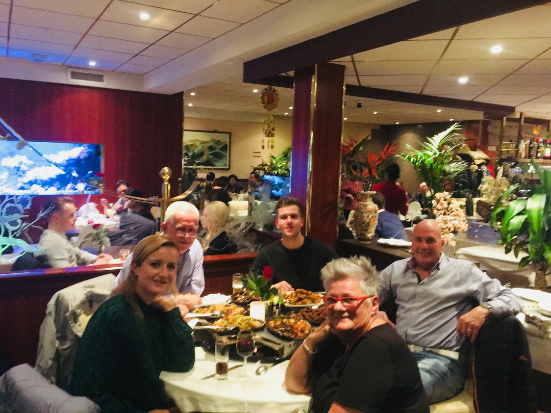 Dineren met papa, Max, Johan en Marlene