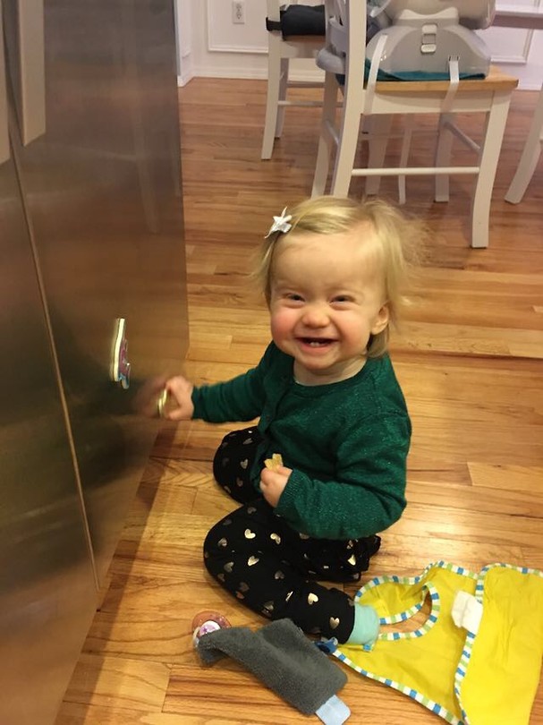 Happy Little lady