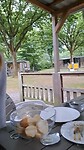 Regen tijdens het eten
