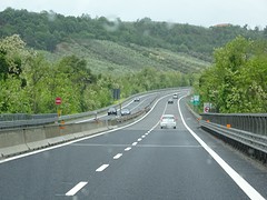 Rustig op de natte weg