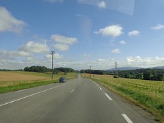 Weer op weg langs een mooie route waar van alles verbouwd wordt
