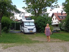 De plek op de camping in Eguisheim
