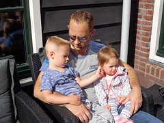 Ook de fam. uit Marken kwam. (Havenfeesten!)