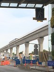 Skytrain en overal wegwerkzaamheden