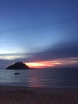 Sunset - Coral beach