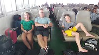 Zo zitten we op de ferry voor 2,5 uur