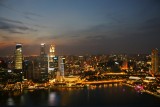 Marina Bay Sands - Uitzicht vanuit zwembad