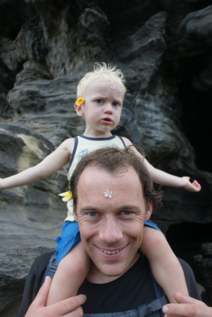 Tanah Lot Temple - Rijststip en bloem