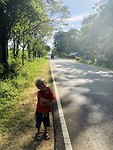 Wachten op de bus!