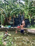 kids werden gewassen