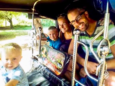 Familie Ditewig op reis