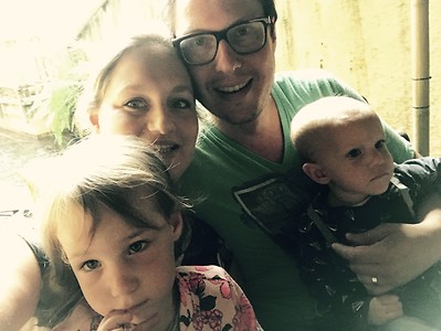 Wouter, Myrtille, Joni en Hidde Verhagen